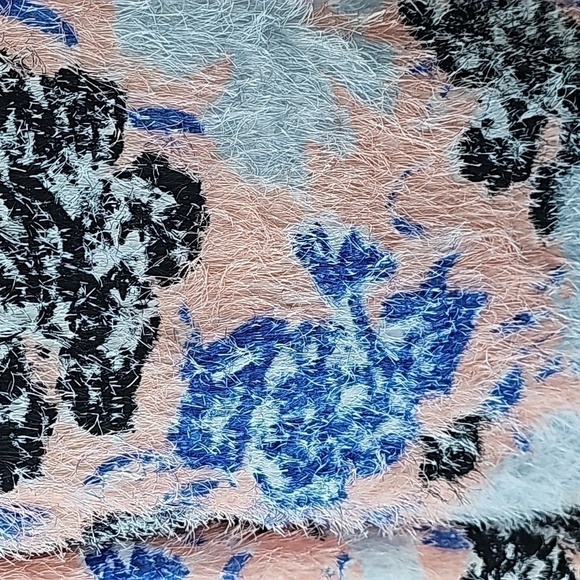 MSGM NWT Mod Feathered Fringe Dress multicolor Size 42 - Picture 3 of 10